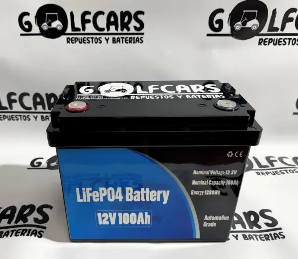 Batería Litio LiFePO4 12V 100Ah Bluethooth para energía solar, caravanas y vehículos eléctricos